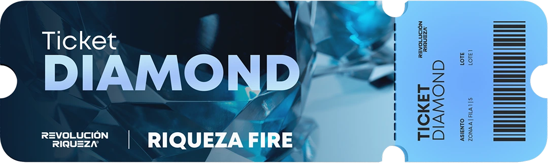 Ticket Diamante de Riqueza Fire